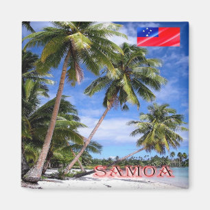 WS - Samoa - Lefaga - Paradise Beach Magnet