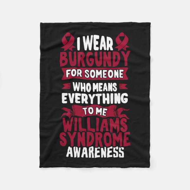 Ws - Williams Syndrome Awareness  Fleece Blanket (Front)