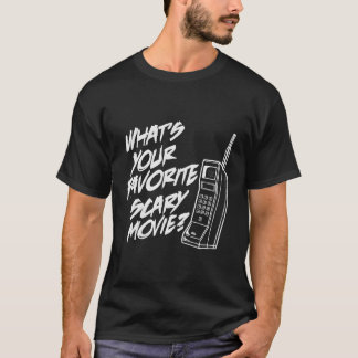 W'S Your Favourite Scary Movie Halloween Horror Mo T-Shirt
