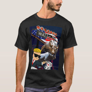 wsb the kid casino dice stonks up bull bear neon l T-Shirt