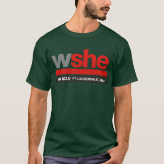 WSHE FM 103.5 Miami Retro T-Shirt