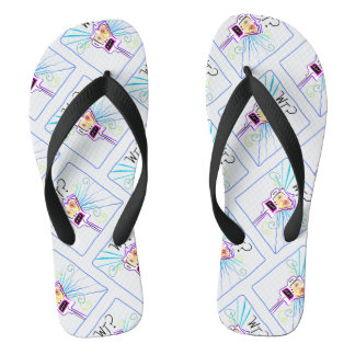 WT? WHAT THE ?? EMOJI Meemogie Jandals