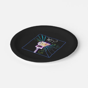 WT? - WHAT THE ?? EMOJI Meemogie Paper Plate