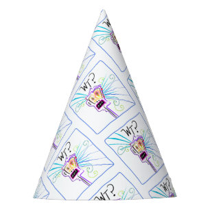 WT? - WHAT THE ?? EMOJI Meemogie Party Hat
