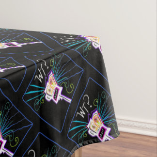 WT? - WHAT THE ?? EMOJI Meemogie Tablecloth