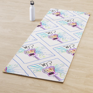 WT? - WHAT THE ?? EMOJI Meemogie Yoga Mat