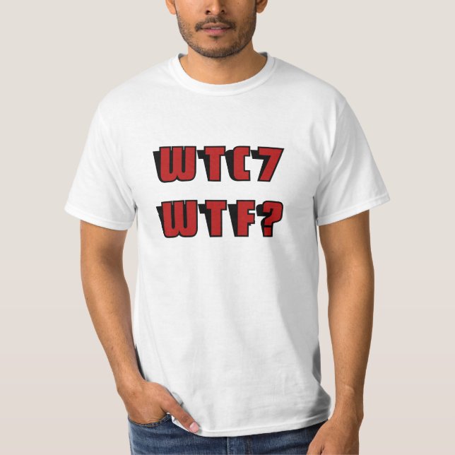 WTC 7 WTF? in red T-Shirt (Front)
