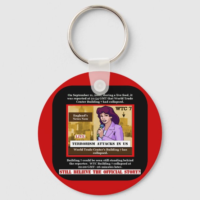 WTC Building 7 Keychain (Front)