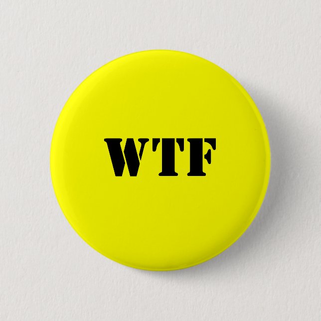WTF 6 CM ROUND BADGE (Front)