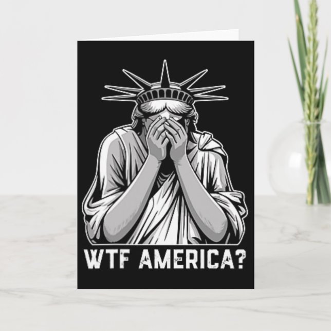 Wtf America Trump  Card (Front)