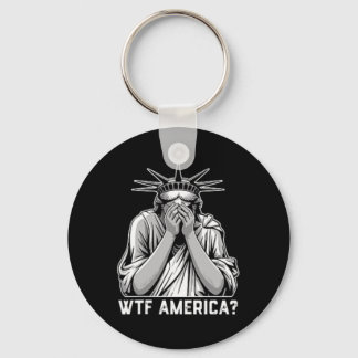 Wtf America Trump Key Ring