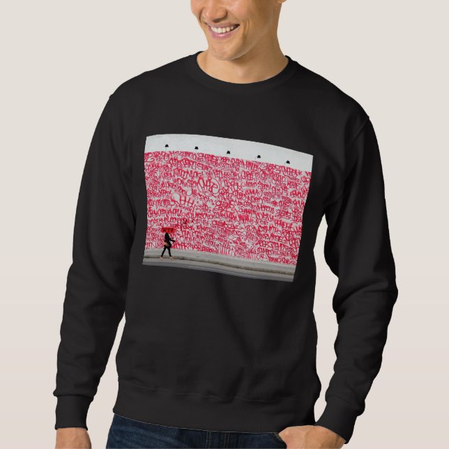 (WTF) Black Graphic Sweatshirt (Front)