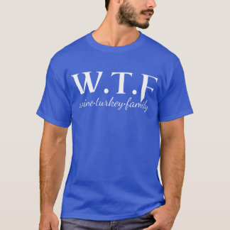 wtf Christmas funny Christmas wine slogan boy T-Shirt