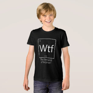 Wtf Funny, Periodic Table Style Tri-Blend Shirt