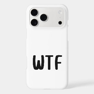 WTF Minimalist Funny Bold Quote