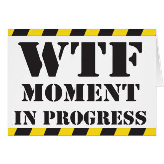 WTF Moment in Progress