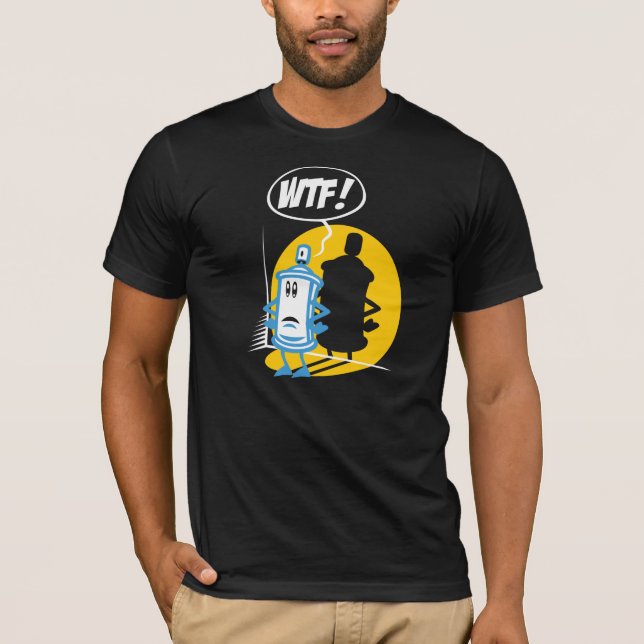 WTF paint spray T-Shirt (Front)