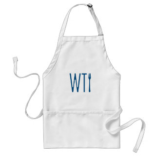 WTF - What The Fork Humour Merchandise Standard Apron