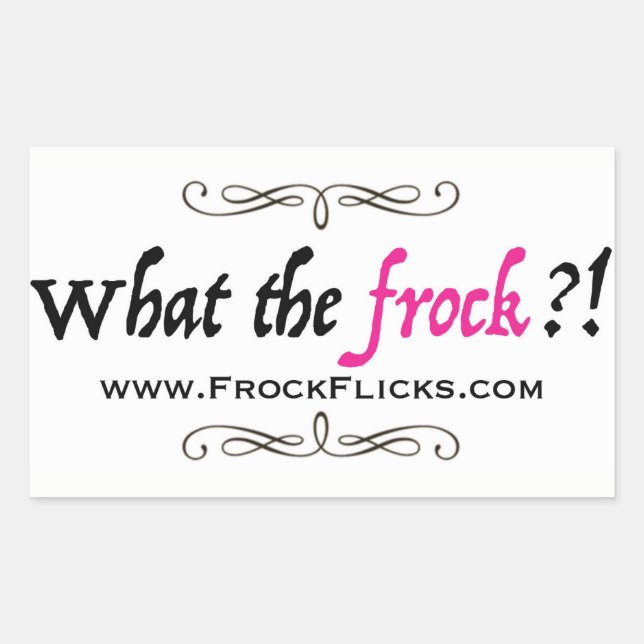 WTF?! - What the Frock?! - Stickers (Front)