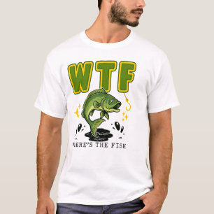 WTF Where’s The Fish Funny Fishing Shirt