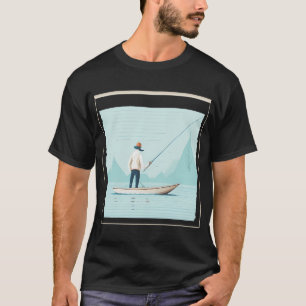 WTF Where's The Fish Funny Fishing Humour T-Shirt
