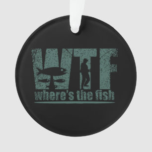 WTF Wheres The Fish Ornament