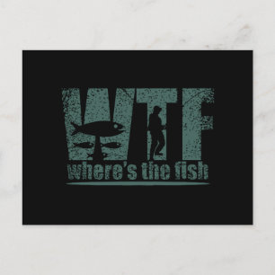 WTF Wheres The Fish Postcard