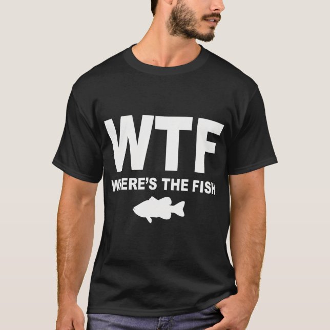 WTF - where's the fish T-Shirt (Front)