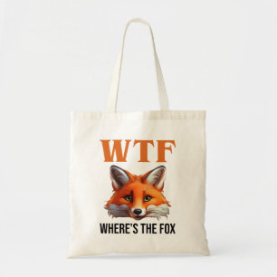 WTF - Where's The Fox Tote Bag
