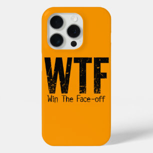 WTF: Win The Face-off (Hockey) iPhone 15 Pro Case