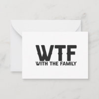 WTF With The Family Funny Summer Vacation Matching