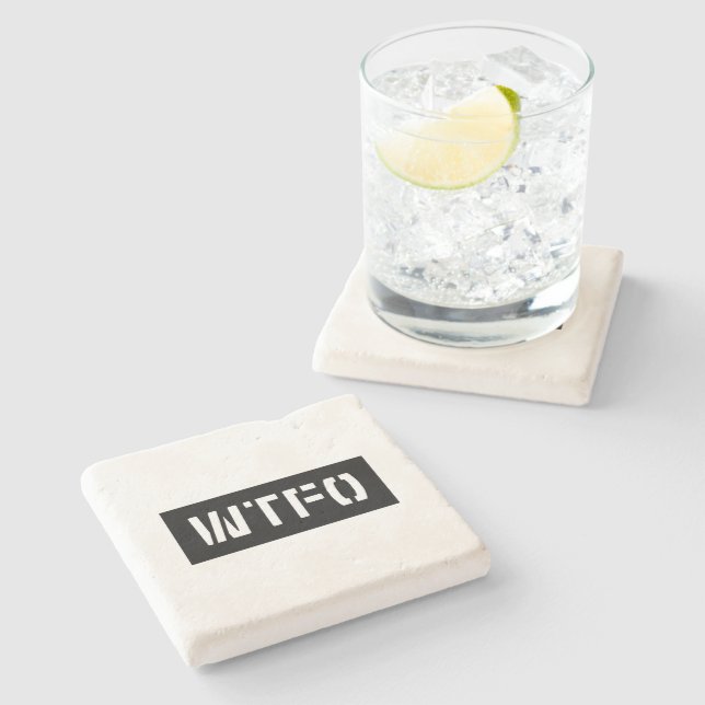 WTFO STONE COASTER (Side)