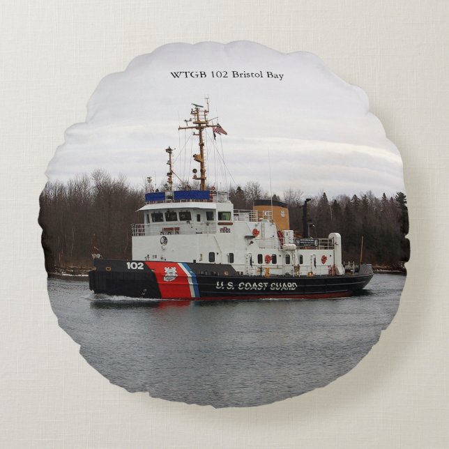 WTGB 102 Bristol Bay round pillow (Front)