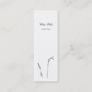 Wu-Wei Bookmark/ Mini Business Card