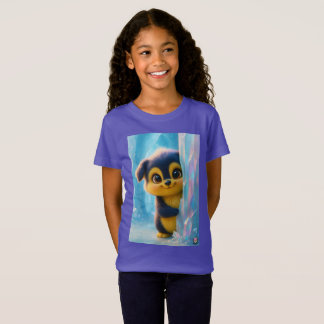 Wuffoo Molli Cute Kawaii Puppy Ice cave T-Shirt