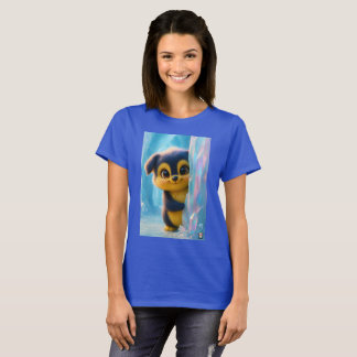 Wuffoo Molli Cute Kawaii Puppy Ice cave T-Shirt