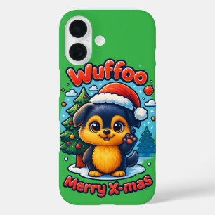 Wuffoo Molli Merry X-mas Kawaii 3D Holiday iPhone 16 Case