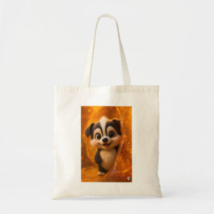 Wuffoo Surffie Cute Kawaii Puppy Amber Tote Bag