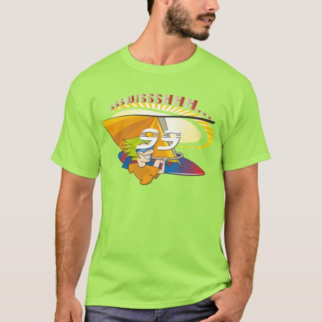 Wuishh Surfing T-Shirt (Front)