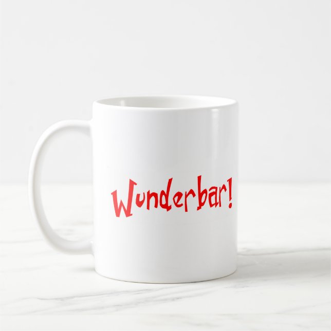 wunderbar coffee mug (Left)