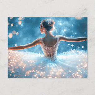 Wunderschöne Ballerina im Tutu  Postcard