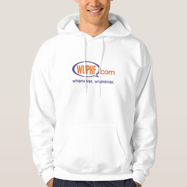 WUPHF.com Hooded Sweatshirt (Front)