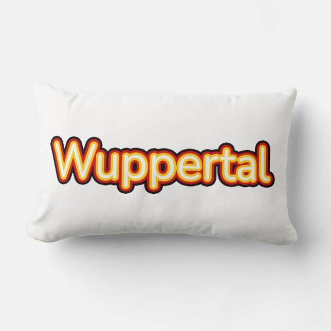 Wuppertal Deutschland Germany Lumbar Cushion (Front)
