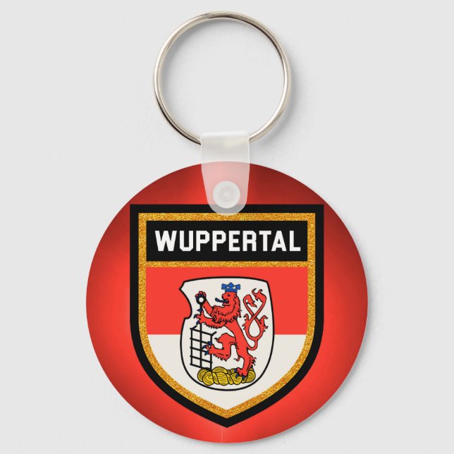 Wuppertal  Flag Key Ring (Front)