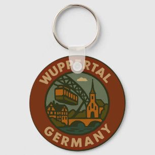 Wuppertal Germany City Art Key Ring