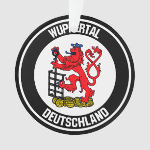 Wuppertal Round Emblem Ornament