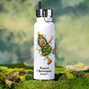 Wurst Christmas ever! Funny Salami Water Bottle