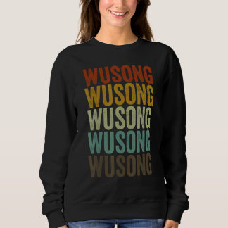 Wusong China Retro Vintage Sweatshirt