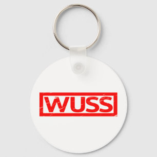 Wuss Stamp Key Ring