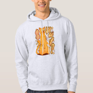 Wut? / An Orange Cat Illustration Hoodie
